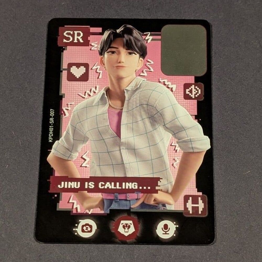 Kayou K-Pop Demon Hunters Jinu Is Calling SR Card KPDH01-SR-007